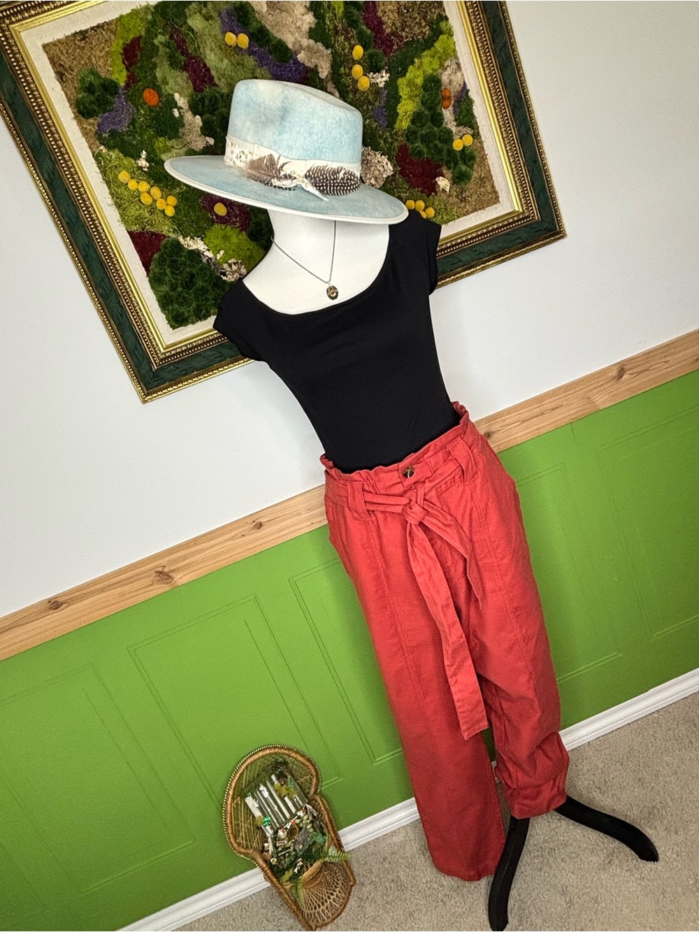 NWT Who What Wear Paper Bag Pants